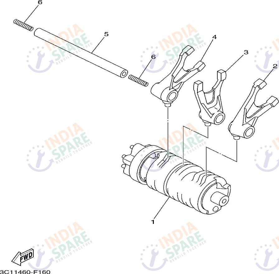 SHIFT CAM FORK
